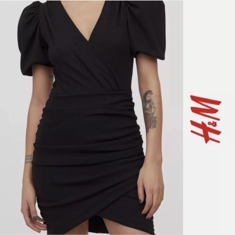 H&M | Dresses | New Hm Nwot Ruched Puffsleeved Mini Wrap Dress | Poshmark H&M | Dresses | New Hm Nwot Ruched Puffsleeved Mini Wrap Dress | Poshmark